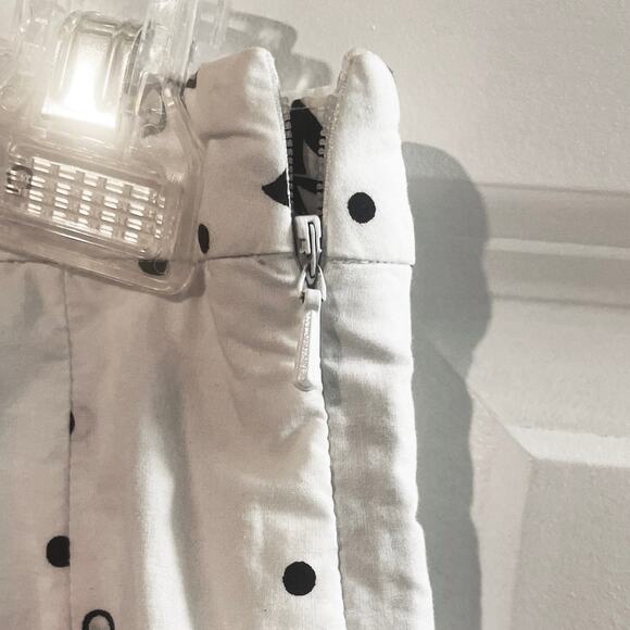 Gorgeous Flowy Black and White Skirt Talbots Fully Lined  Size 6 - Boho Western - Picture 3 of 8